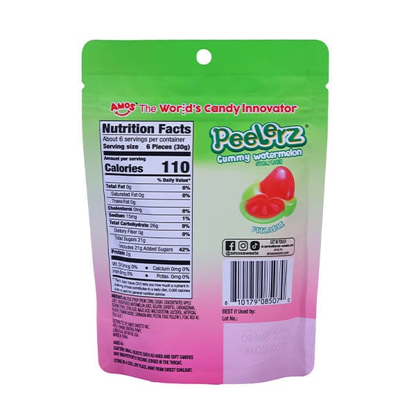 Amos 4D Peelerz Peelable Fruit Gummy Candy (6oz) Multiple Flavors - Image 17