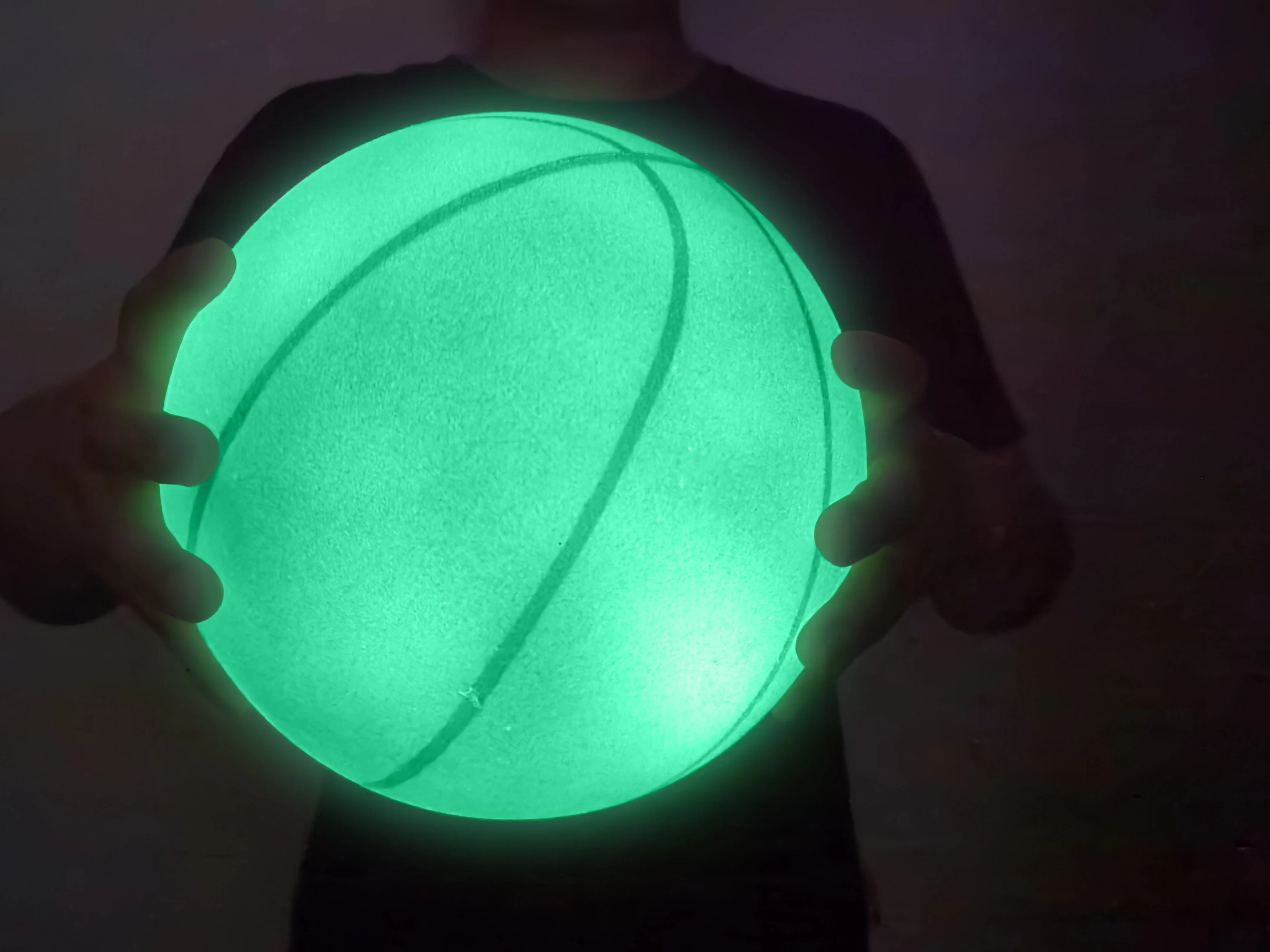 StealthDunk Glow-in-the-Dark Silent Basketball No. 7 Full Size - Image 6