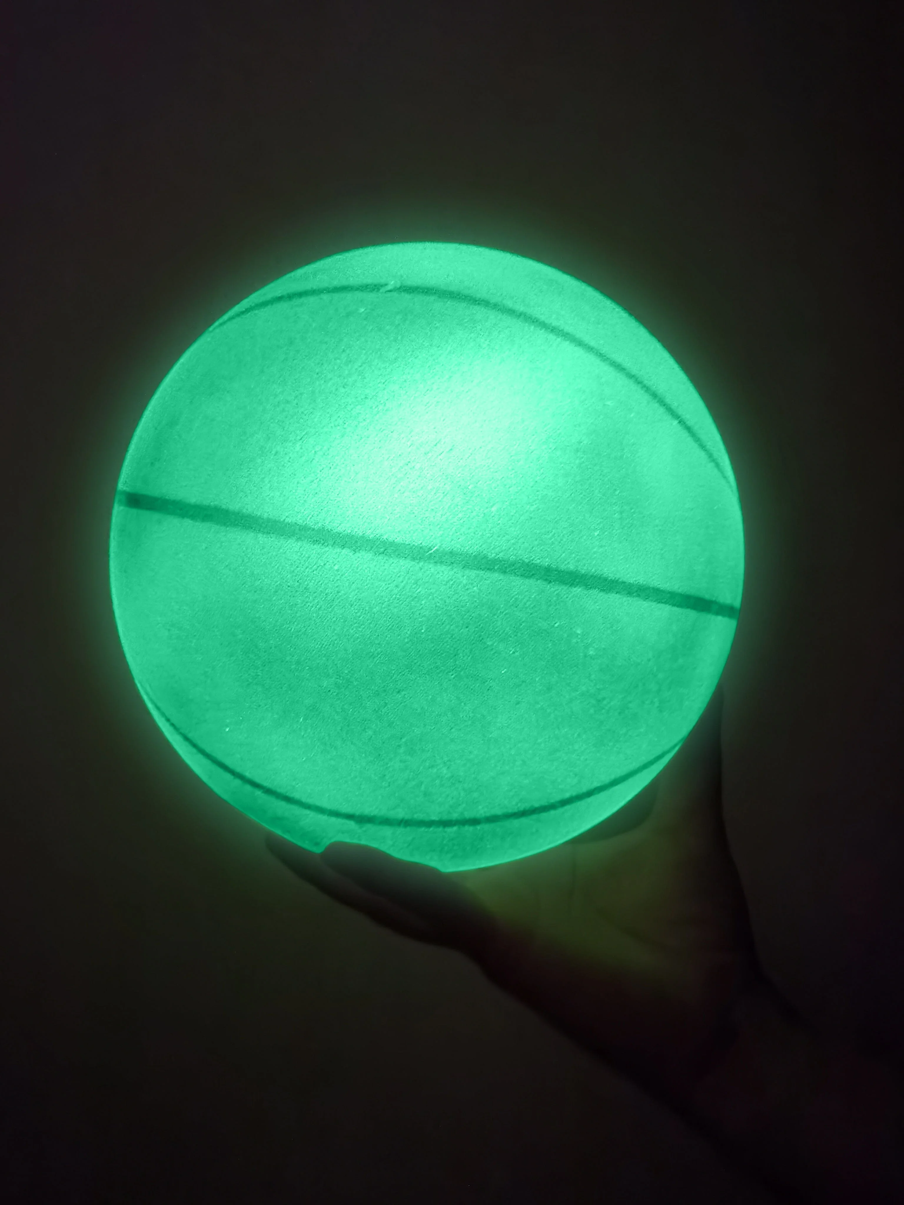 StealthDunk Glow-in-the-Dark Silent Basketball No. 7 Full Size - Image 7
