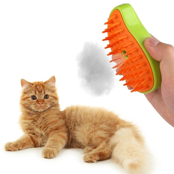 SteamyTails: Silicone Steam Grooming Brush For Cats & Dogs - Image 3